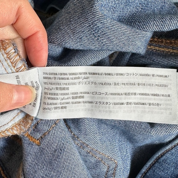 Hollister Women's Blue Distressed Straight Leg Jeans 5S (Short), W7 L30 - Picture 16 of 16